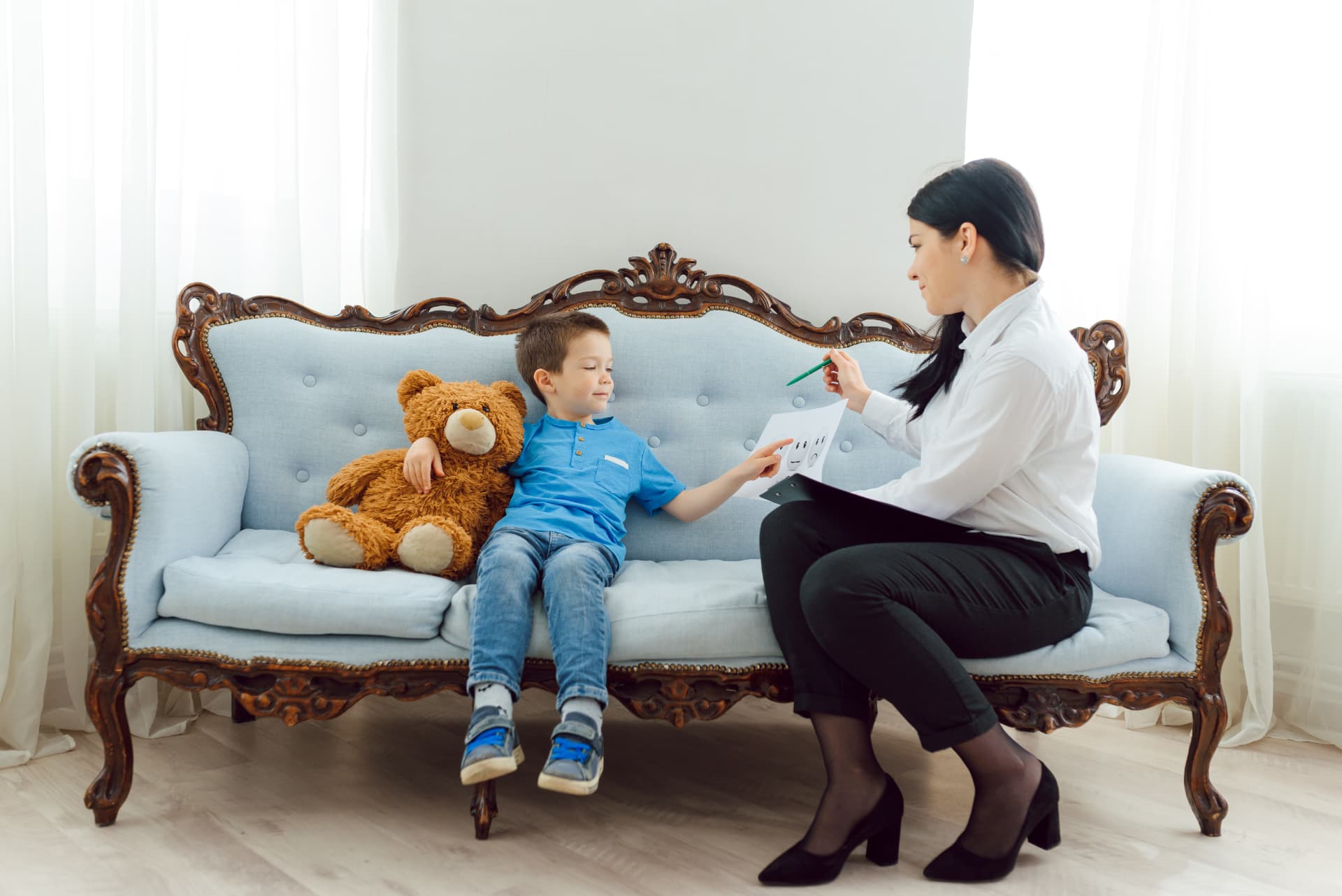 Accompagnement d'un enfant en séance